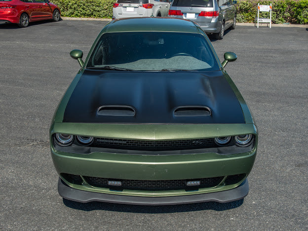 08-UP DODGE CHALLENGER HELLCAT REDEYE FRONT HOOD - Primer Black
